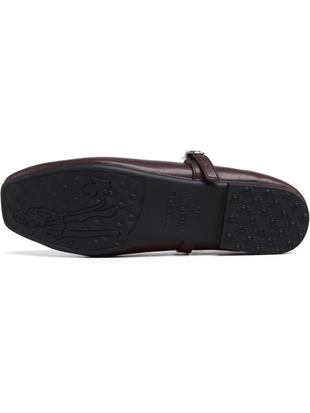Women's Slip on Flat Round Toe Solid Coffee Classic Mary Jane Ballet Dance Shoes - Picture 6 of 7